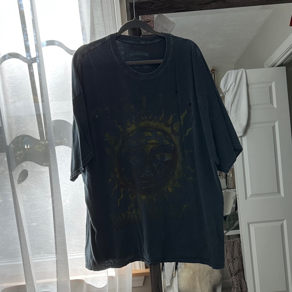 Urban Outfitters Navy Sublime Graphic Tee